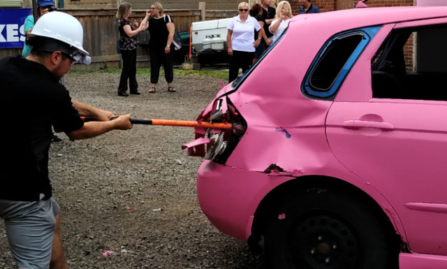 Auto service shop’s fundraiser a smashing success!