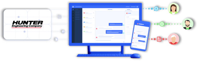 Hunter Engineering Company and Kimoby have announced a new integration to automatically send inspection results to customers via text.