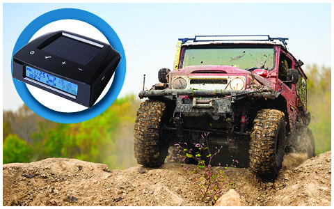TPMS Retrofit Kit is a sleek way to monitor tire pressure in vehicles built before 2008 that were not equipped with TPMS system from the manufacturer.